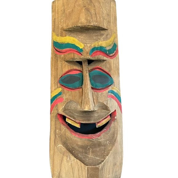 Large carved Tiki Mask